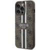 Guess GUHMP13XP4RPSW iPhone 13 Pro Max 6.7 brązowy/brown hardcase 4G Printed Stripes MagSafe